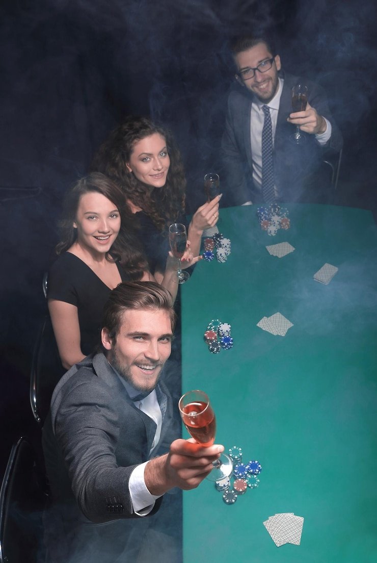 Meja blackjack langsung dengan dealer profesional